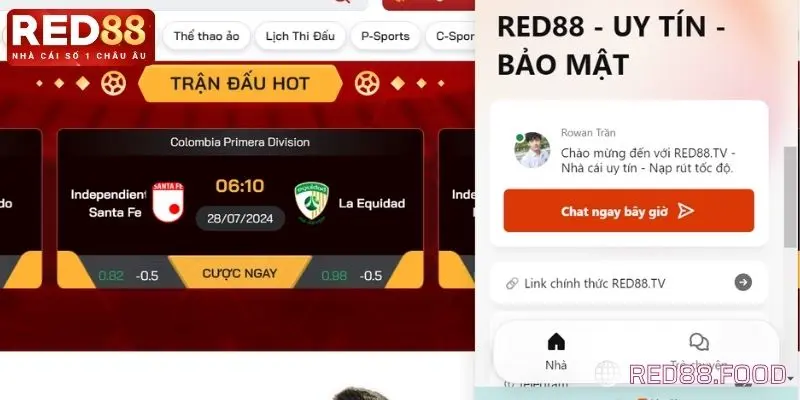 Nhà cái Red88 mang đến dịch vụ hỗ trợ người chơi chuyên nghiệp