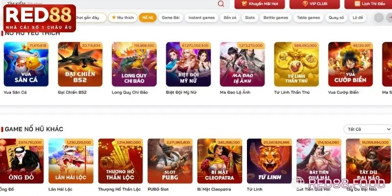 Hệ thống game slot đa dạng về số lượng mà còn phong phú về chủ đề