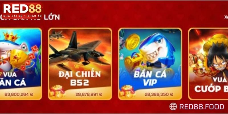 Điểm tên một số dòng game bắn cá RED88 đang được ưa chuộng